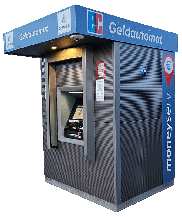 Der Geldautomat Pavillon von moneyserv