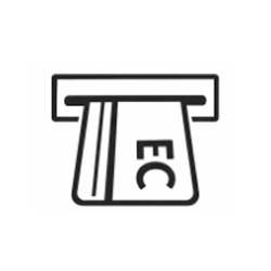 Icon EC Karte in Schlitz